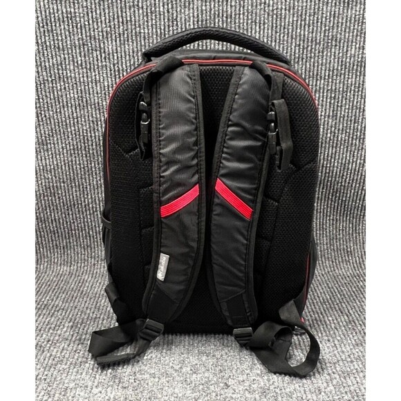Columbia Diablo Creek Backpack Diaper Bag Thermal Change Mat Black Red Pockets - Picture 8 of 16